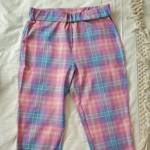 Plaid sugar trillz pants